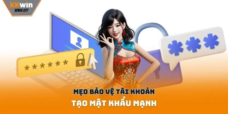 Mẹo bảo vệ tài khoản tạo mật khẩu mạnh