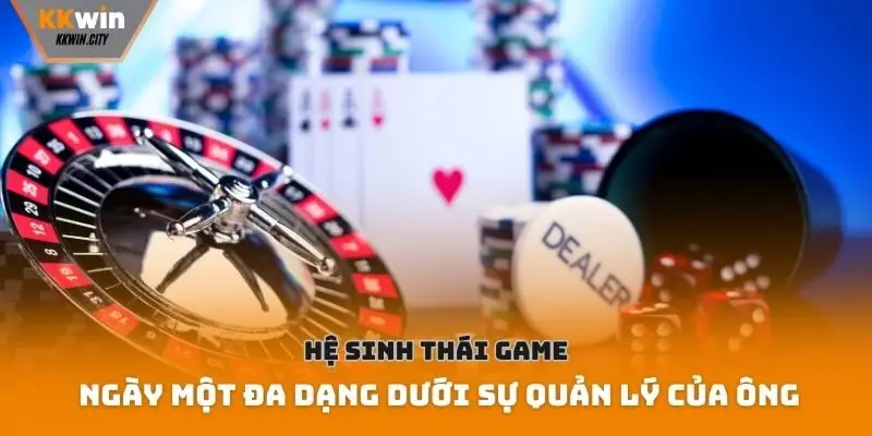Hệ sinh thái game ngày một đa dạng dưới sự quản lý của ông