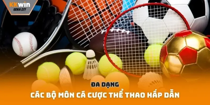 Đa dạng các bộ môn cá cược thể thao hấp dẫn